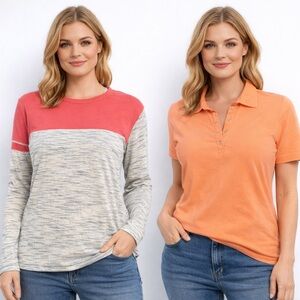 🛑 6/$25 Bundle of 2 Tops size small